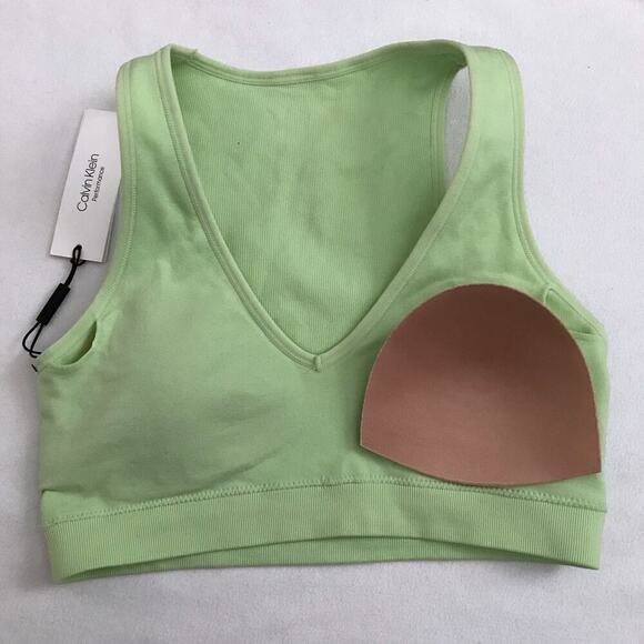 Calvin Klein Performance NWT Mint Green Sports Bra Women S - Picture 6 of 9